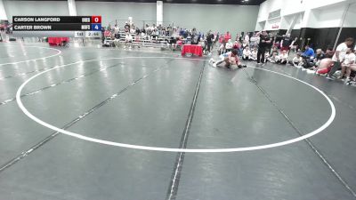 215 lbs Carson Langford, Team Oregon vs Carter Brown, Team Missouri