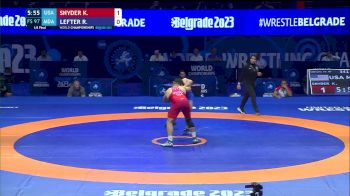 97 kg 1/8 Final - Kyle Frederick Snyder, United States vs Radu Lefter, Moldova