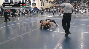 133 lbs Round Of 32 - Landon Herdic, New York Military Academy vs Evan Sanati, Brentsville