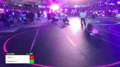 175 lbs Consi Of 8 #1 - Tyson Rice, Coyote Wrestling Club vs Zaidyn Samora, 806 Takedown Wrestling