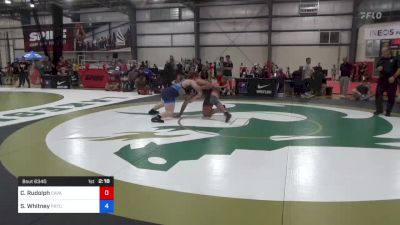 125 kg Consi Of 16 #1 - Cooper Rudolph, Cavalier Wrestling Club vs Shane Whitney, Prtc