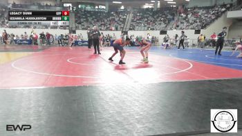 105 lbs Consi Of 16 #2 - LEGACY DUNN, KIPP TULSA vs Izzabela Huddleston, Skiatook Youth Wrestling