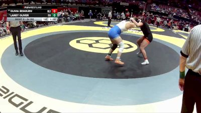 G-190 lbs Quarterfinal - Olivia Beaulieu, G-New Lexington vs Laney Oliver, G-Findlay