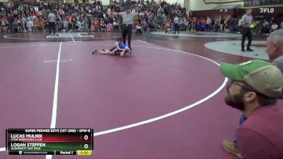 SPW-8 lbs Quarterfinal - Logan Steffen, Alburnett Mat Pack vs Lucas Mulnix, Lynx Wrestling Club