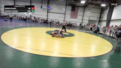 140 lbs Round 3 (12:30pm Saturday) - Mason Nagel, Team Ohio vs Gunnar Strobl, NCWAY National Team