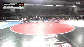 100 lbs Champ. Round 1 - Kayla Mougeotte, Whitney vs Lily Hitchcock, Patterson