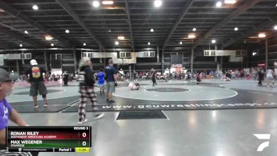 80-84 lbs Round 3 - Ronan Riley, Southwest Wrestling Academy vs Max Wegener, Stampede