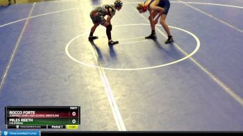 120 lbs Cons. Round 2 - Miles Reeth, California vs Rocco Forte, Junipero Serra High School Wrestling