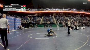 3A 113 lbs 5th Place Match - Tristian Winburn, West Brunswick High School vs Elijah Diouf, Eastern Guilford