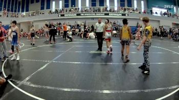 96 lbs Round 3 (6 Team) - Leland Trinidad, Florida Scorpions vs Aaron Szumowski, Caveman