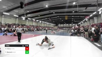 114 lbs Rr Rnd 1 - Haden Story, Cornerstone WC vs Tyler Becenti, Montezuma Creek Roughnecks