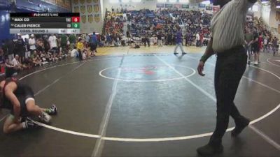 138 lbs Cons. Round 3 - Caleb Pierce, Camden Outsiders vs Max Co, Lake Highland Prep
