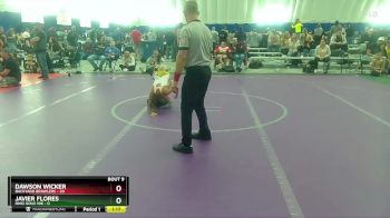 64 lbs Round 3 (8 Team) - Dawson Wicker, Backyard Brawlers vs Javier Flores, Ohio Gold 10k