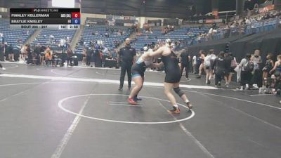 207 lbs Cons. Round 4 - Finnley Kellerman, Baker University vs Braylie Knisley, Friends University