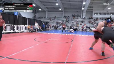 220 lbs Semifinal - Cason Howle, SC vs Jose Flores, NC