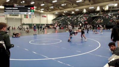 157 lbs Cons. Round 3 - Konner Bourek, Howells-Dodge vs Austin Lingen, The Best Wrestler