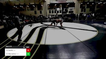 215 lbs Semifinal - Alex Smith, Lake Highland Prep vs Caleb Marzolino, Abington Heights