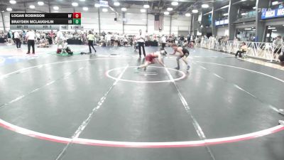 138 lbs Rr Rnd 1 - Logan Robinson, MF Dynasty - HSB vs Brayden McLaughlin, Kraken White - HSB