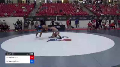 65 kg Cons 8 #1 - Ian Parker, West Point Wrestling Club/NYAC vs Anthony Madrigal, Oklahoma Regional Training Center