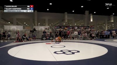 79 kg 7th Place Match - Jaxon Miller, Ubasa Wrestling Academy vs Elliott Humphries, Pennsylvania RTC
