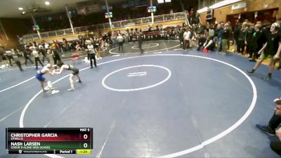 106 lbs Champ. Round 1 - Christopher Garcia, Othello vs Nash Larsen, Coeur D`Alene High School