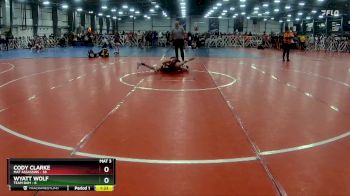 105 lbs Rd# 3 12:00pm Friday - Cody Clarke, Mat Assassins vs Wyatt Wolf, Team BAM