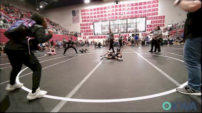 52-55 lbs Semifinal - Dellaray Leniger, Team Nomad vs Nova Wright, D3 Wrestling Cluib