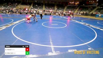 125 lbs Round Of 64 - Ben Walsh, Siouxland Wrestling Academy vs Brody Warrick, Sebolt Wrestling Academy