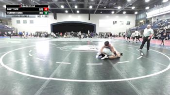 165 lbs Cons. Round 2 - Billy Tate, Cumberland (Tenn.) vs Hunter Song, Missouri Baptist University