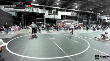 43 lbs 3rd Place - Waylon Guizar, Powerline WC vs Liam Garcia, Coolidge