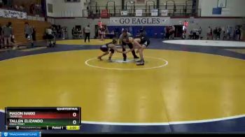 106 lbs Quarterfinal - Tallen Elizando, Eagle Point vs Mason Hakki, Thurston