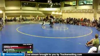 195 lbs Semis & Wb (16 Team) - Joshua Sandoval, NFWA Black vs Elon Martin, First Baptist Academy