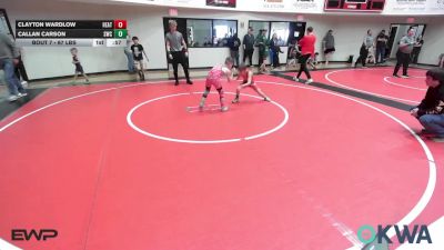 67 lbs Rr Rnd 1 - Clayton Wardlow, Heat vs Callan Carson, Salina Wrestling Club