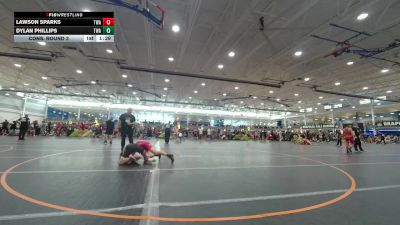 106 lbs Cons. Round 3 - Lawson Sparks, Unattached vs Dylan Phillips, Unattached