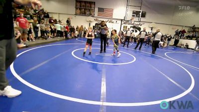 66 lbs Quarterfinal - Ja'Kel Ziegenfus, Springdale Youth Wrestling Club vs Kohen Martin, Claremore Wrestling Club