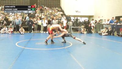 141-A lbs Semifinal - Chris Notte, Team NJ vs Anthony Clem, Wantagh