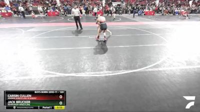 120 lbs Cons. Round 5 - Jack Brucker, Kewaskum Wrestling vs Carsin Cullen, Askren Wrestling Academy