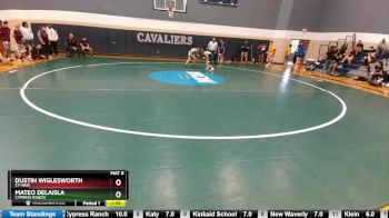 113 lbs Round 1 - Mateo DeLaIsla, Cypress Ranch vs Dustin Wiglesworth, Cy-Fair