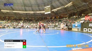 Quarterfinal - Whitton Lindamood, Weatherford Youth Wrestling vs Gage Bledsoe, Woodland Wrestling Club