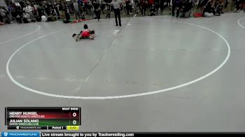 67 lbs Cons. Round 4 - Henry Hunsel, Greater Heights Wrestling vs Julian Solano, Duran Wrestling Club