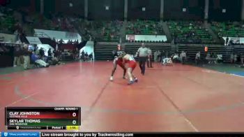 152 lbs Champ. Round 1 - Skylar Thomas, Oak Mountain vs CLAY JOHNSTON, Vestavia Hills