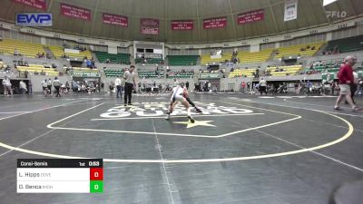 71-74 lbs Consolation - Liam Hipps, Dover Youth Wrestling Club vs Daniel Benca, Mighty Bluebirds Wrestling