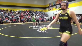 170 lbs Cons. Semi - Brianna Archambault, Tipton vs Emerson Peters, Columbus Catholic, Waterloo