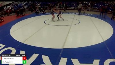 14U Girls - 80 lbs Cons. Round 2 - Payton Pizzuli, Ohio vs Layla Van Cura, Ohio