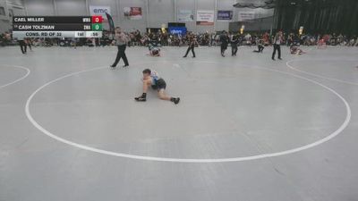 96 lbs Cons. Rd Of 32 - Cash Tolzman, Summit Wrestling Academy vs Cael Miller, MWC Wrestling Academy