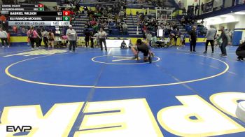 215 lbs Quarterfinal - Gabriel Wilson, Victory Christian School vs Eli Ramon-Moguel, Will Rogers