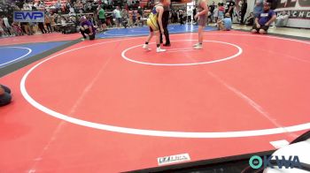 85 lbs Quarterfinal - Hayden Stanford, Salina Wrestling Club vs Reid Locust, Vian Wrestling Club