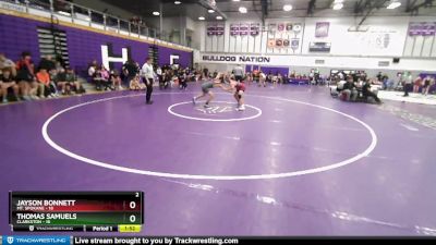 144 lbs Round 1 (32 Team) - Thomas Samuels, Clarkston vs Jayson Bonnett, Mt. Spokane