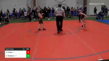 65 lbs Semifinal - Reid Miles, The Tribe vs Vincenzo Maltese, Spazz Wrestling