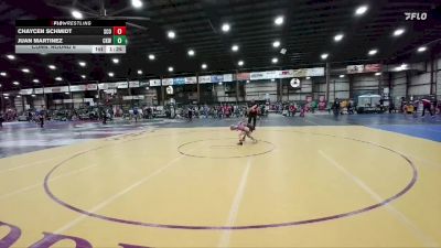 55 lbs Cons. Round 6 - Juan Martinez, Camel Kids Wrestling vs Chaycen Schmidt, Scottsbluff